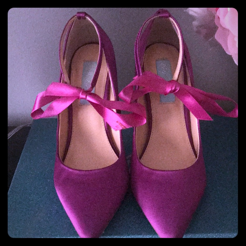 Betsy Johnson Glitter Heel Stilettos